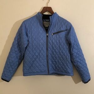 Blue Quilted Jacket